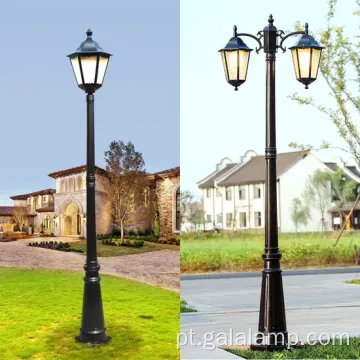 Luzes paisagísticas impermeáveis ​​elegantes para jardins ao ar livre